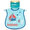 Нагрудник хлопковый Baboo Marine, синий, 3+ месяцев (11-011) - Pampik - 4