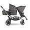 Универсальная коляска для двойни 2 в 1 ABC Design Zoom Asphalt (12002522003/K2) - Pampik - 5