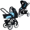 Универсальная коляска 2 в 1 ABC Design Cobra Turquoise-black (3882/212) - Pampik