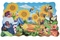 Пазл-раскраска Same Toy Жуки на заднем дворе, 50 элементов (2032Ut) - Pampik - 4