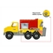 Машинка Tigres City Truck Сміттєвоз, жовтий з червоним (39368) - Pampik - 2