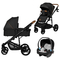 Універсальна коляска 3 в 1 Lionelo Mari Tour Black Onyx - Pampik