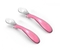 Набор ложек Nuvita Easy Eating, розовый, 2 шт. (NV8480Pink) - Pampik