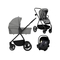 Универсальна коляска 3 в 1 Lionelo Meril Grey Stone (LO-MERIL 3IN1 GREY STONE) - Pampik