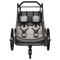 Велосипедний причіп з функцією коляски Lionelo Cama Grey Graphite - Pampik - 5