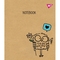 Набор тетрадей Yes Sketch Animal Крафт А5 в линейку, 12 листов, 10 шт. (765070) - Pampik - 5