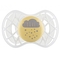 Силиконовая ортодонтическая пустышка Nuvita Air55 Cool Love, 6-12 мес., желтый (NV7084SC) - Pampik