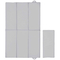 Повивальний матрац Ceba Baby Basic Grey, 50x80 см, сірий (W-307-000-270) - Pampik