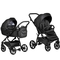 Універсальна коляска 2 в 1 Tutis UNO 5+ Leather collection Jet Black (1402699) - Pampik