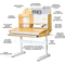 Дитячий стіл Mealux Timberdesk S (арт. BD-685 Wood S) - Pampik - 2