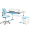 Комплект (L) Evo-Kids TH-310 Blue (парта+крісло+тумба) (арт.TH-310+Y-412 Lite+BD-C3 BLUE) - Pampik