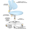 Дитяче крісло Evo-kids Mio Lite Blue (арт.Y-208 KBL) - Pampik - 2