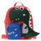 Дитячий рюкзак Evo-Kids Small Dino Red Black, червоний (2418-12 Red Black Dino) - Pampik