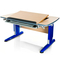 Стол Mealux Boston MG/ВL (арт.BD-161 MG/ВL) - столешница клен/ножки синие (коробок-1 шт.) - Pampik
