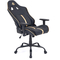 Геймерське крісло Cyberlux GM-6322 Fabric Black (арт. GM-6322 FB) - екошкіра / колір чорний із золотим (коробок 1 шт.) - Pampik - 5