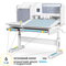 Дитячий стіл Mealux Winnipeg Multicolor WG + BL (арт.BD-630 WG + BL Multicolor) - Pampik
