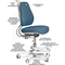 Дитяче крісло Evo-Kids Mio Ergo Lite Dark blue (арт. Y-507 Lite DB) - Pampik - 2