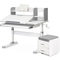Комплект (S) Evo-Kids TH-330 Grey (парта + тумба) (арт. TH-330 + BD C3_GREY) - Pampik