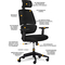 Кресло Mealux Leo Air Black (арт. Y-543 KB) - Pampik - 2