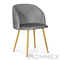 Крісло Hommex Nicole Dark Grey (арт. H-360 Dark Grey) - Pampik