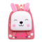 Дитячий рюкзак Evo-kids Small-Rabbit Red (арт.2418-5 Red Rabbit) - Pampik
