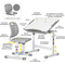 Комплект Evo-kids (стіл+стілець) Evo-06 Plus Grey (арт. Evo-06 Plus G) - Pampik - 2