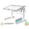 Дитячий стіл Mealux Ergowood L Multicolor W Energy (арт. BD-810 W/MC Energy) - Pampik