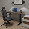 Комплект Mealux PowerDesk Lite Walnut+ Leo Air Plus Grey (арт. EVO-201 Lite Walnut /B +Y 546 KBG) - Pampik - 2