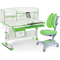 Комплект Evo-kids Evo 50 Z Green (арт. Evo-50 Z + крісло Y-115 KZ) /(стіл+ящик+полиця+крісло)/ біла стільниця, колір пластика зелений (коробок-5 шт.) - Pampik
