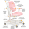 Детское кресло Mealux Space Air Pink (арт.Y-609 KP) - Pampik - 2