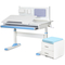 Комплект (S) ErgoKids TH-325 (письменный стол + тумбочка) (арт.TH-325 + BD C3_ СИНИЙ) - Pampik