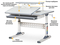 Комплект парта Evo-кids TH-320 Grey + крісло Evo-kids Mio Lite G (арт.TH-320 W/G + Y-208 G) - Pampik - 2