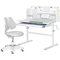 Комплект парта Evo-кids TH-230 Grey + крісло Evo-kids Mio Lite G (арт.TH-230 W/G + Y-208 G) - Pampik