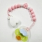 Держатель для пустышки NL Baby, силиконовый, розовый (0000/37360) - Pampik - 3