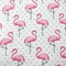 Пеленка муслиновая NL Baby Фламинго, 80х80 см, бело-розовый (36117) - Pampik - 3