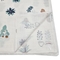 Пеленка муслиновая NL Baby Цветок, 80х80 см, бело-зеленый (31846) - Pampik - 6