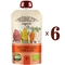 Набір пюре Rudolfs Pouch Смузі Батат, морква, пастернак з солодкою кукурудзою, 660 г (6 уп. по 110 г) - Pampik