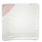 Рушник-куточок NL Baby в коробці, 75х75 см, білий з рожевим (014+019/38129) - Pampik - 2