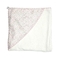 Полотенце-уголок NL Baby, 110х110 см, белый с розовым (807/38122) - Pampik