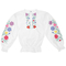 Вишиванка для дівчинки Twins Весна, р.116, білий (88OTV-116-20) - Pampik
