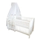 Балдахин NL Baby с вышивкой, 300х170 см, белый (834+924/30659) - Pampik - 2