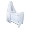 Балдахин NL Baby с цветами, 300х185 см, белый (830/32165) - Pampik - 2