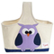 Кошик-сумка для зберігання 3 Sprouts Сова, 38х30х14 см, бежевий (ICDOWL/12871) - Pampik