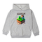 Худі Garnamama худі 2-х нитка наклейка MINECRAFT 140 Сірий (1056367.1421341) - Pampik