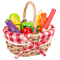 Ігровий набір дерев'яний Legler Кошик з продуктами (11281/33999) - Pampik