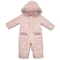 Комбинезон NL Baby с капюшоном, синтепух, 12 месяцев, розовый (551/37901) - Pampik