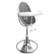 Стульчик для кормления Bloom FRESCO Silver/Snakeskin grey - Pampik