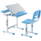 Комплект детской мебели FunDesk парта и стул трансформеры Сantare Blue - Pampik - 3