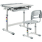 Комплект дитячих меблів FunDesk парта та стілець трансформери Bellissima Grey - Pampik - 2