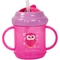 Поїльник-непроливайка Курносики, із силіконовою трубочкою, з ручками, від 9 міс., 200 мл, рожевий (7026 рож) - Pampik